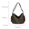 thumbnail image 1 of Bolsa de hombro de lona a la moda bandolera de estilo Ehuebsd Hiphop Unisex multifunción para teléfono novedad de verano de 2022, 1 of 3