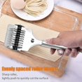 thumbnail image 4 of SHAR Stainless Steel Hand Noodle Scare For Easy Clean Spaghetti Rolling Pe Kitchen Tools, 4 of 5