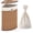 Bamboo, variant on Corner Laundry Hamper with Lid, 58 L Bamboo Laundry Basket with Removable Liner & Handle, Triangle Clothes Hamper for Small Spaces, Bedroom, Bathroom, Laundry & Living Room (Bamboo)