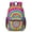 Pink and Yellow, variant on Pink and Yellow Tie Dye Pattern 17" School Backpacks for Teens,Waterproof Oxford Fabric,S-Shape Padded Straps for School,Travel,Hiking,Camping