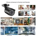 thumbnail image 5 of ZOSI Home Security Cameras System 8CH 1080p h.265+ CCTV DVR Recorder with 4X 1080p HD Indoor Outdoor Weatherproof 65ft Night Vision CCTV Cameras NO Hard Drive, 5 of 10