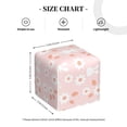 thumbnail image 4 of Tissue Flower Rabbit Box Cover Holder, Square by Xecao - Leather Decorative Organizer for Tabletop, Bathroom, Car, Office, 4 of 8