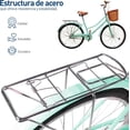 thumbnail image 3 of Bicicleta Urbana Bluelander Rodada 29 Diseño Clásico Vintage Turquesa, 3 of 5