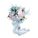thumbnail image 3 of de novia de boda artificial con cinta de seda nupcial con ramo de boda para fiesta de graduación fondo de decoración multifuncional, 3 of 9