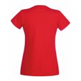 thumbnail image 3 of Fruit Of The Loom- Camiseta de manga corta Valueweight para mujer (Paquete de 5) (Rojo), 3 of 3