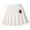 White, variant on THDHVS Uniform Skirts for Girls,Pleated Skirt,Girls' Uniform Performance Pleated Skorts Black 11-12 Years
