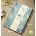 thumbnail image 3 of ipoul Hardcover Notebook, Journal for Women, A5, Flower, Hardcover, Lay Flat, Green, 3 of 8