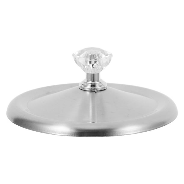 Tapa universal de acero inoxidable para tazas y vasos de café, té, agua, a prueba de fugas y resistente al calor. Reemplazo para vasos.
