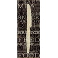 thumbnail image 2 of Pela Studio 8x14 Gold Ornate Wood Framed with Double Matting Museum Art Print Titled - Kitchen Words III, 2 of 4