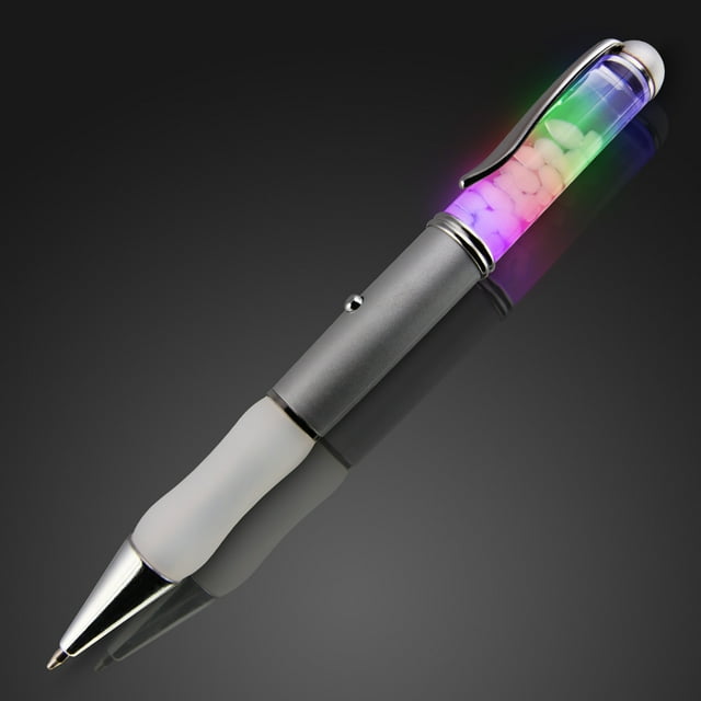 FlashingBlinkyLights Floating Pebbles Light Up Pens with Color Changing