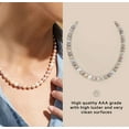 thumbnail image 5 of The Pearl Source 8.0-8.5mm Freshwater Pearl Necklace for Women - Pearl Strand Necklace | Multi-Color 16" Length Pearl Necklace with Genuine Cultured Pearls, 5 of 6