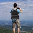 thumbnail image 4 of Waterproof Foldable Backpack Outdoor Hiking Camping Storage Shoulder Bag Collapsible Travel Backpack (Black), 4 of 7