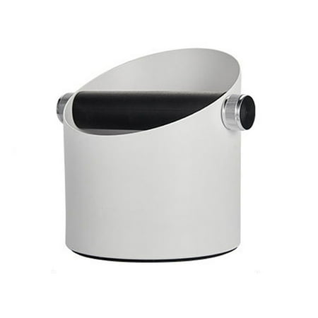 

Knock Box for Coffee with Removable Knock Bar Espresso Bin for Office Espresso Machine Accessories-White