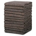 thumbnail image 2 of HomGarden 24 Pack Textile Moving Packing Blankets 54 x 72 Inches (21 lb/dz), Shipping Furniture Pads, Short Term Moves & Storage, Brown, 2 of 8