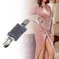 thumbnail image 2 of Knit Cardigan Clip Shawl Wrap Fastener Elastic Ruffled Shoulder Accessory Fashionable Secure, 2 of 8