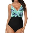 thumbnail image 1 of Fankiway New Printed One-Piece Swimsuit with Micro Elastic Suspender and Open Back Bikini Swimsuit Womens Swimwear One Piece Womens Swimwear Plus Size, 1 of 4