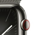 thumbnail image 3 of Apple Watch Series 9 With Blood Oxygen. GPS + Cellular 45mm Graphite Stainless Steel Case with Graphite Milanese Loop., 3 of 10