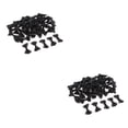 thumbnail image 2 of VONKY 50 Pieces Cute Satin BOW Ribbon Applique Embellishments Pretty and Fashionable Black 3.7×2cm 2Set, 2 of 6