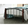 thumbnail image 3 of Hodedah Complete Metal Platform Bed with Headboard Footboard Full Size in Black, 3 of 4