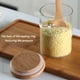thumbnail image 4 of Recipientes de vidrio para almacenar alimentos Povinmos 500 ml con tapa, 4 of 9