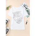 thumbnail image 4 of ABPHQTO Camiseta con estampado de leopardo Wild Free para mujer, 4 of 5
