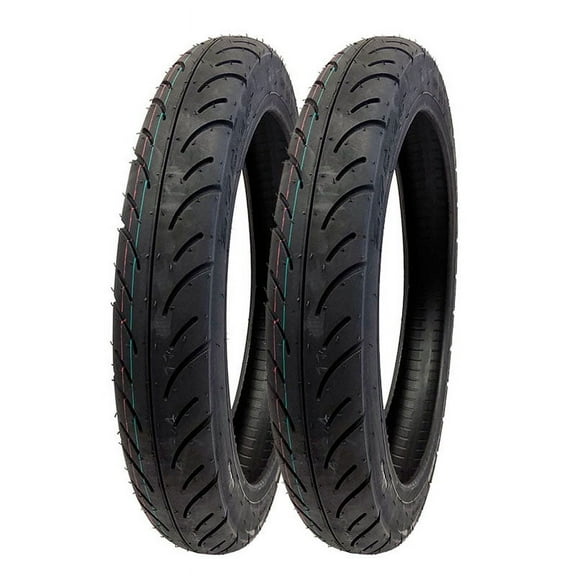 SET OF TWO Motorcycle Tires 2.75-16 (80/80-16, 90/80-16) Sport Street Performance Tread (Model P83)