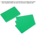 thumbnail image 4 of 200 Pack Blank Cards 20mil ID Cards Blank Credit Cards Green, 4 of 6