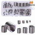 thumbnail image 2 of 60 Pcs Kit de Réparation de Filetage en Acier Inoxydable avec M3 M4 M5 M6 M8 M10 M12, 2 of 6