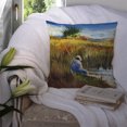 thumbnail image 3 of Carolines Treasures JMK1274PW1414 Fishing on the bank Canvas Fabric Decorative Pillow  14Hx14W multicolor, 3 of 4