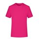 thumbnail image 2 of Camisetas Elvqul de Hombre Rosa Neón Stretch Playa Gym de Color Sólido Manga Corta Cuello Redondo, 2 of 6