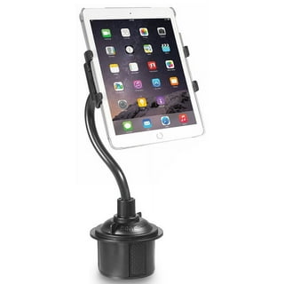 Car Headrest Tablet Holder with Collapsible Cup Holder, Tablet Holder  Compatible with iPad Pro Air Mini, Galaxy Tabs and Other 5.1-8.6 Devices