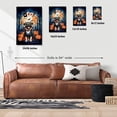 thumbnail image 5 of Happy Halloween Vampire Pug BOO with Pumpkins Fun and Spooky Vertical Matte Canvas Poster Dog Lover Gifts Wall Art Home Decor - 00018, 5 of 5