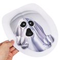 thumbnail image 3 of 1 Sheet Halloween Sticker Toilet Poster 3d Halloween Sticker Halloween Decor, 3 of 4
