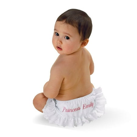 Personalized Ruffled Baby Diaper Cover