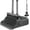 Black&gray, variant on Upgrade Broom and Dustpan Set, Large Size and with Long Handle, Upright,Ideal for Indoor Outdoor Garage Kitchen Room Office Lobby Use (Green)