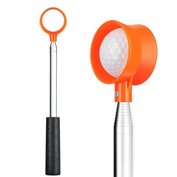 bathprove Golf Ball Retriever Telescopic for Water, 9Ft/12Ft/17Ft/20Ft Stainless Steel Golf Ball Retriever, Professional Golf Ball Retriever