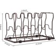 thumbnail image 5 of 2 Pack Pots and Pans Organizer Adjustable Kitchen Cabinet Organizer and Storage, 5 of 9
