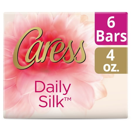 Caress Daily Silk Beauty Bar, 4 oz, 6 Bar