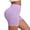 Purple, variant on Kvture Biker Shorts for Women with Pockets High Elastic Waisted Workout Tummy Control Gym Running Solid Slim Yoga Shorts Sky Blue S