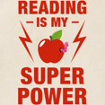 thumbnail image 2 of CafePress - Reading Is My Superpower Tote Bag - Unisex Canvas Tote Bag, Beige, 1-Piece, 2 of 6