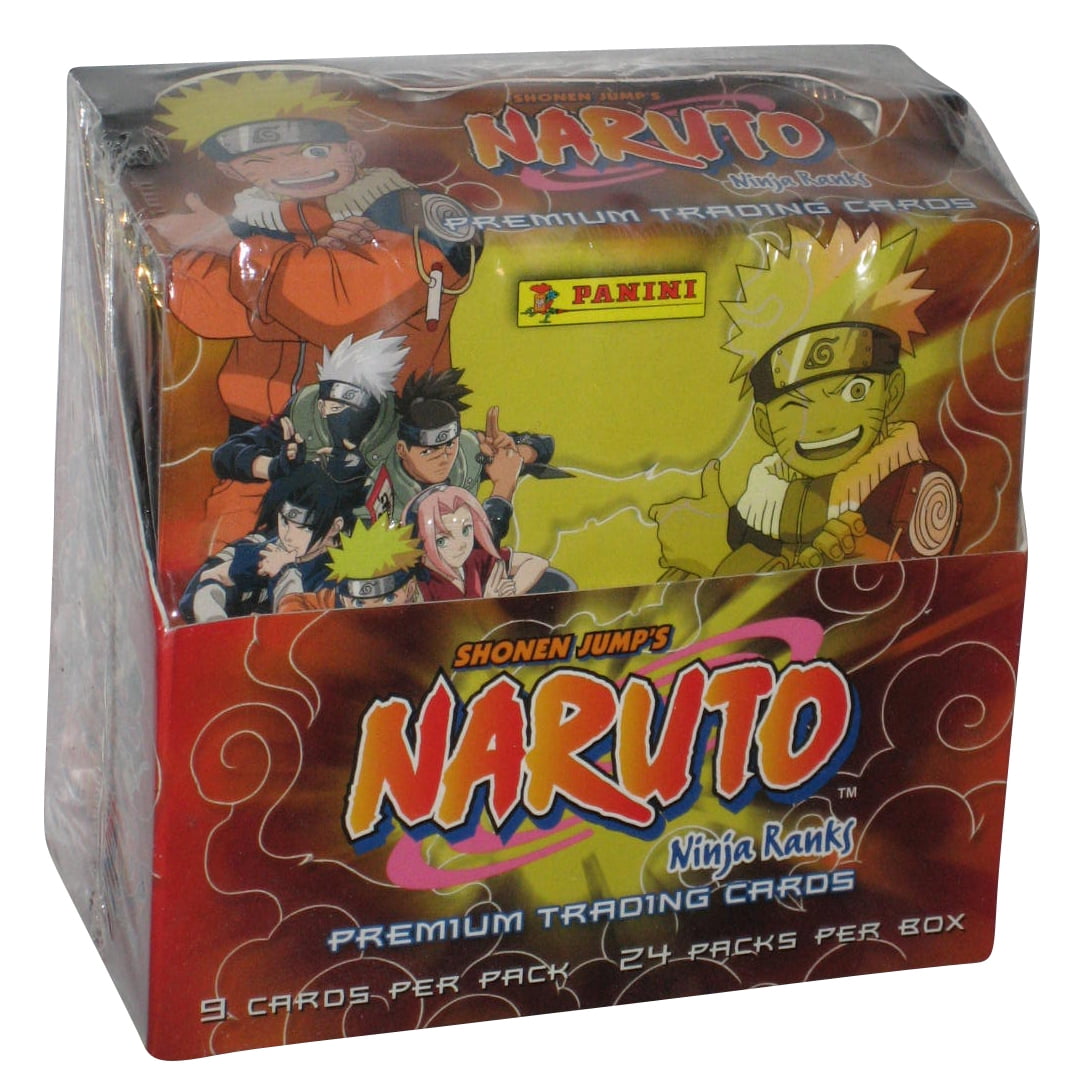 Naruto Ninja Ranks Panini (2006) Premium Trading Cards Box (24 Packs)