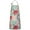 White-3, variant on Women Men Adjustable Bib Apron with Pockets Coffee with Scotch Plaid Cooking Kitchen Aprons