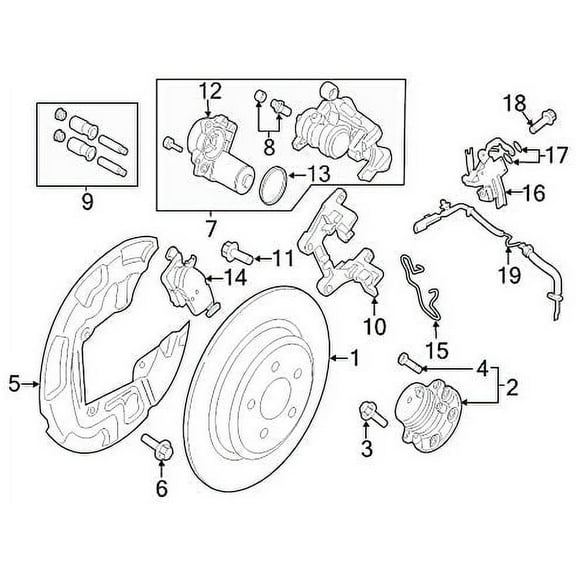 Motorcraft Disc Brake Pad Set BRF-1474 Fits select: 2017-2019 FORD ESCAPE, 2017-2018 FORD FUSION