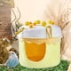 thumbnail image 4 of Cama nido para loros, periquitos, cama acogedora para clima frío, accesorios para jaulas colgantes Amarillo y blanco, 4 of 7