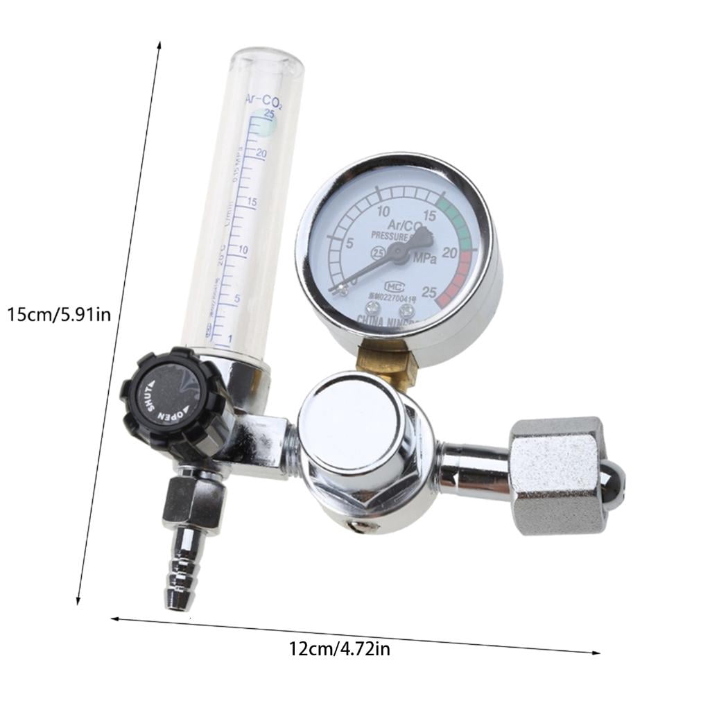 CEORPER 0-25Mpa Argon Regulator CO2 Mig Tig Flow-Meter Gas-Regulators Flowmeter Welding