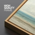 thumbnail image 3 of IDEA4WALL Extra Large Framed Canvas Print Wall Art Serene Seaside Impressionistic Nature Scene Digital Art Subtle Beach and Ocean Wall Decor Oversized Artwork Relax/Calm for Rooms - 60"x30", 3 of 5