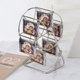 thumbnail image 4 of Cergrey Picture Frame,Unique Rotating Wheel Rack Photo Picture Frame Wedding Photography Studio Home Decoration,Photo Frame, 4 of 8