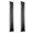 Black, variant on yilyih Solid Sheer Rod Pocket Curtain Voile Draperies,Sheer Curtains,Colorful Gauze Door and Window Curtains,Glass Gauze Curtains for Kitchen Bedroom Children Living Room Yard,Solid Colored