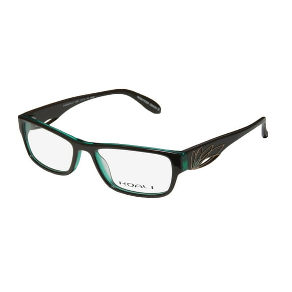 NEW KOALI 7200K WOMENS/LADIES DESIGNER FULL-RIM BROWN / TURQUOISE FRAME DEMO LENSES 51-16-135 EYEGLASSES/EYEWEAR