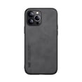 thumbnail image 1 of TECH CIRCLE Compatible with iPhone 13 Pro Max 6.7 Inch Imported Premium Leather Slim Case, Luxurious Touch No Fingerprint Internal Magnetic Drop Protection Durable Case, Darkgray, 1 of 5